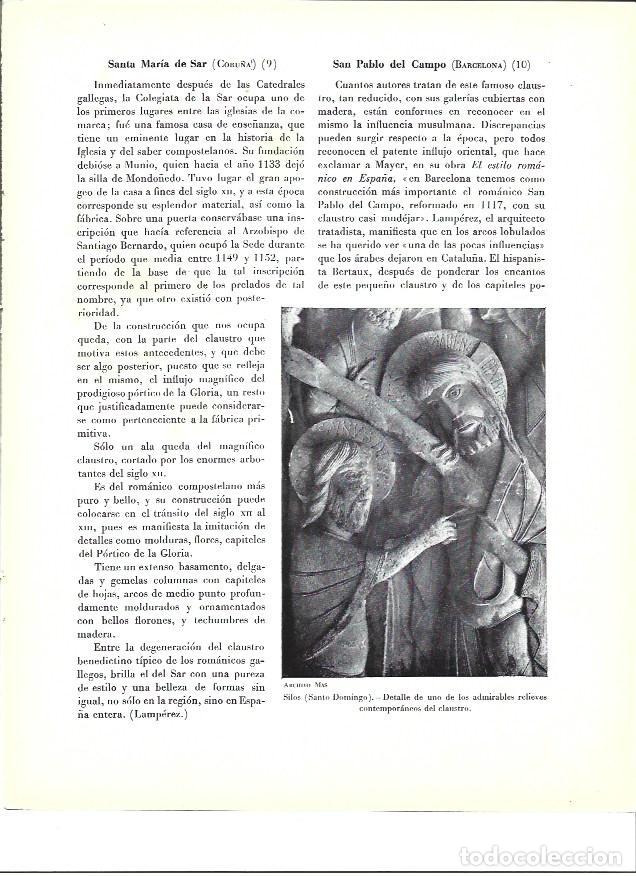 Paper Collecting Others: LAMINA 41453: Santo Domingo de Silos, detalle - VVAA
