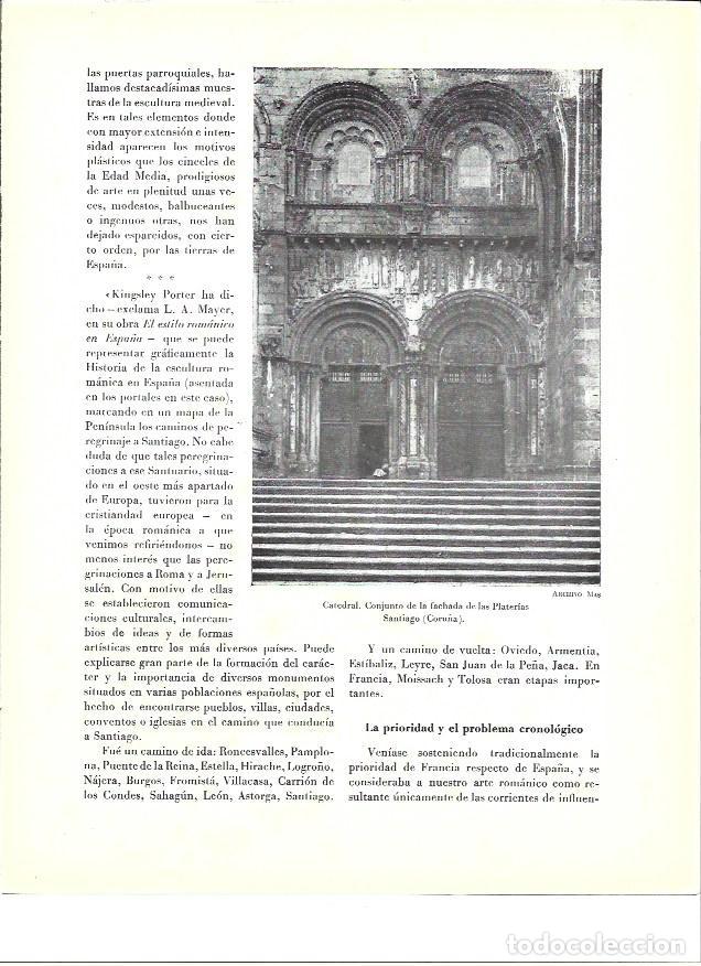 Paper Collecting Others: LAMINA 41463: Fachada de las Platerias de la Catedral de Santiago - VVAA