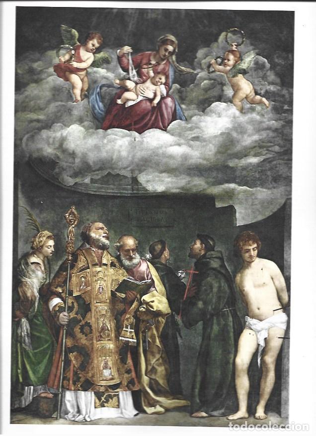 Collectionnisme Papier divers: LAMINA 41493: La Virgen de san Nicolo dei Frari, por Tiziano - VVAA