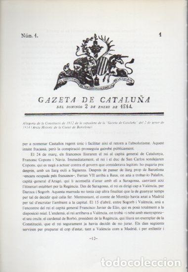 Paper Collecting Others: LAMINA V54034: Al&middot;legoria de la Constitucio de 1812, Gazeta de Catalunya 1814 - Antoni Rovira i Virg