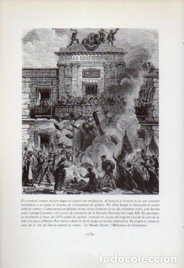 Sammelleidenschaft Andere Papierartikel: LAMINA V54066: Els graciencs es revolten al 1870 contra les quintes a la pla&ccedil;a d'Orient a Barcelona