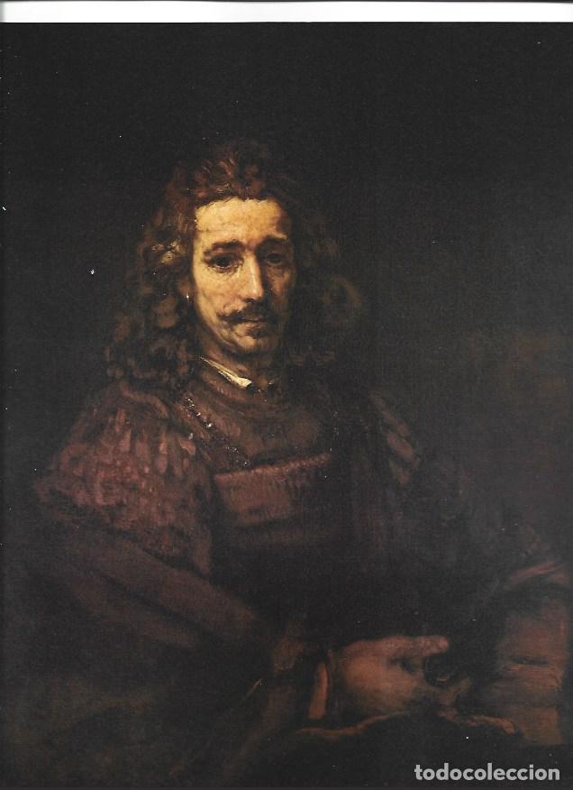 Altri oggetti di carta: LAMINA 41575: Hombre con una lupa, por Rembrandt - Luis Monreal