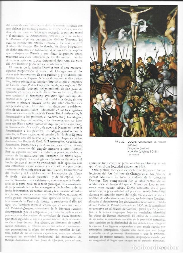 Altri oggetti di carta: LAMINA 41590: Calvario, por Cranach el Viejo - Luis Monreal