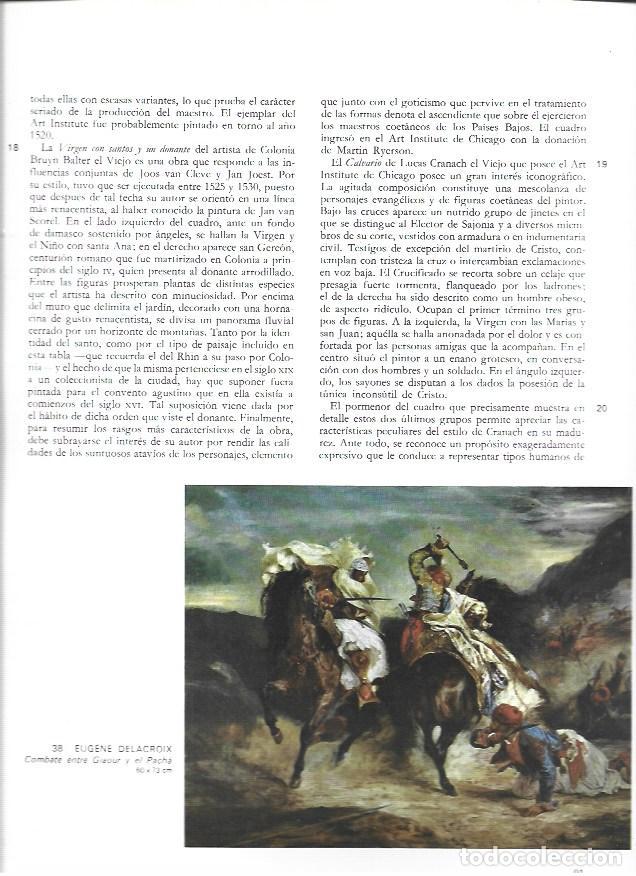 Altri oggetti di carta: LAMINA 41595: Combate entre Giaour y el Pacha, por Delacroix - Luis Monreal