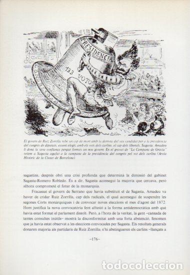 Altri oggetti di carta: LAMINA V54069: Sagasta agafat a la campana de la presidencia del Congres, La Campana de Gracia - Ant