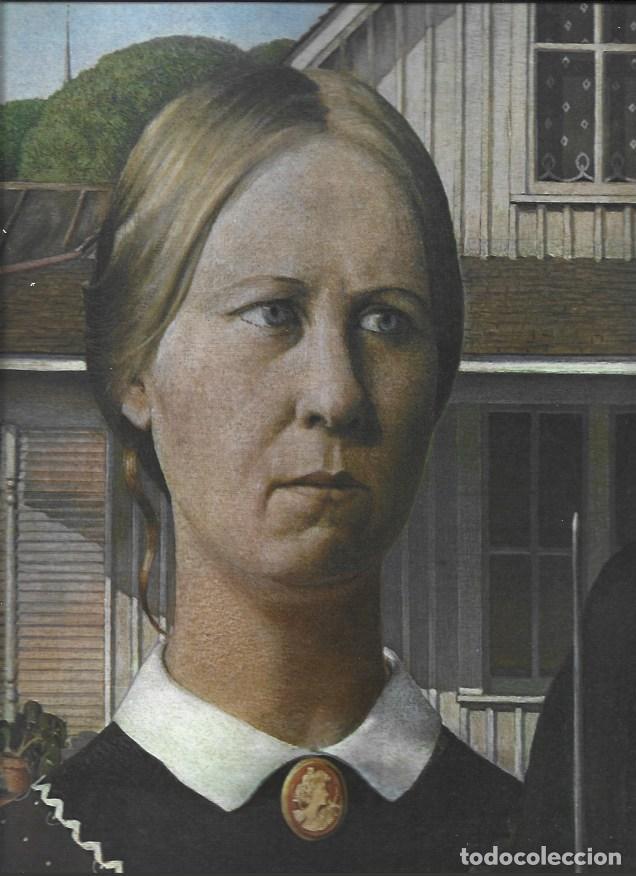 Altri oggetti di carta: LAMINA 41610: Gotico americano, por Grant Wood - Luis Monreal