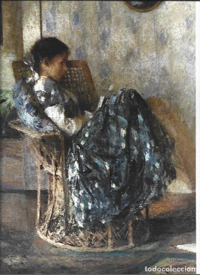 Sammelleidenschaft Andere Papierartikel: LAMINA 41608: Muchacha leyendo - Luis Monreal