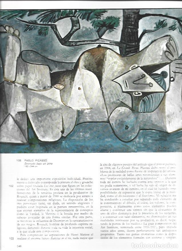 Paper Collecting Others: LAMINA 41615: Desnudo bajo un pino, por Picasso - Luis Monreal