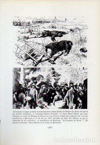 Paper Collecting Others: LAMINA V54093: Afusellats i manifestacio a Barcelona juny 1884, dibuixos La Campana de Gracia - Anto