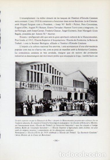 Sammelleidenschaft Andere Papierartikel: LAMINA V54119: Participants a l'Escola d'Estiu de 1914, Escola del Treball - Antoni Rovira i Virgili