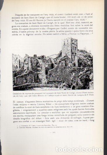 Sammelleidenschaft Andere Papierartikel: LAMINA V54146: Monestir de Sant Marti de Canigo - Antoni Rovira i Virgili