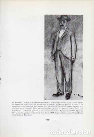 Sammelleidenschaft Andere Papierartikel: LAMINA V54124: Pere Coromines por Ramon Casas - Antoni Rovira i Virgili
