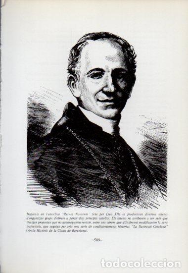 Collectionnisme Papier divers: LAMINA V54138: Bisbe Leon XIII - Antoni Rovira i Virgili