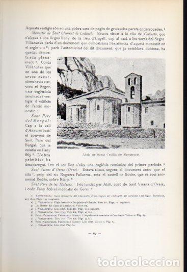 Collectionnisme Papier divers: LAMINA V54171: Absis de Santa Cecilia de Montserrat - Antoni Rovira i Virgili