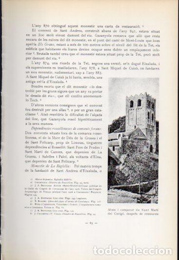 Paper Collecting Others: LAMINA V54168: Absis i campanar Abadia de Sant Marti del Canigo - Antoni Rovira i Virgili