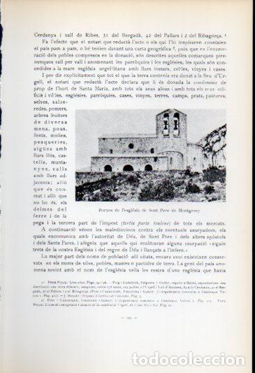 Paper Collecting Others: LAMINA V54183: Esglesia de Sant Pere de Montgrony - Antoni Rovira i Virgili