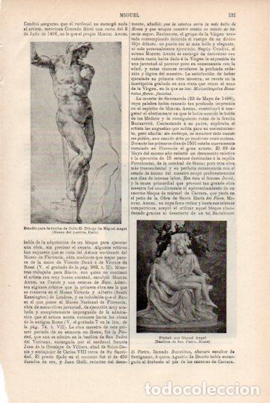 Paper Collecting Others: LAMINA ESPASA V54875: Piedad por Miguel Angel - Varios