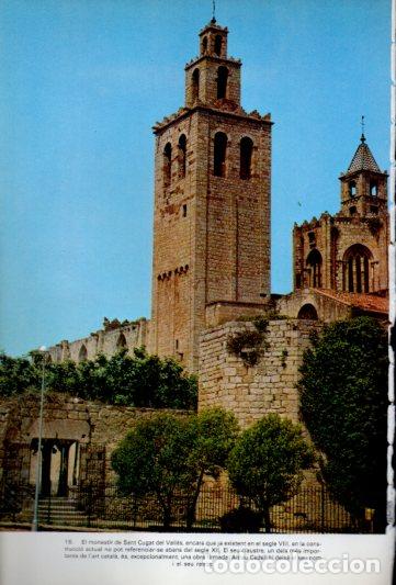 Collectionnisme Papier divers: LAMINA V54203: Vista del Monastir de Sant Cugat del Valles - Antoni Rovira i Virgili
