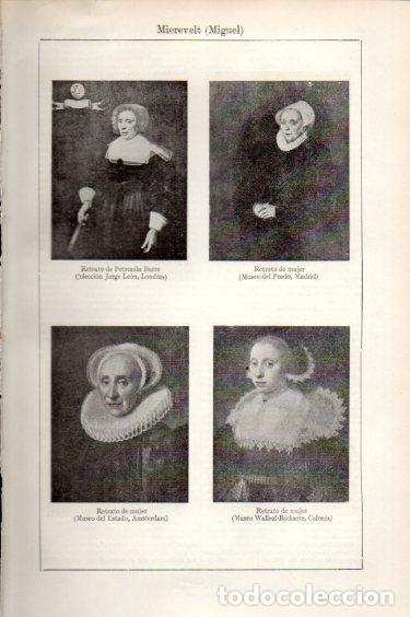 Collectionnisme Papier divers: LAMINA ESPASA V54867: Retratos de mujer por Miguel Mierevelt - Varios