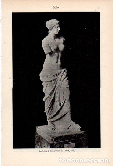 Otros art&iacute;culos de coleccionismo en papel: LAMINA ESPASA V54903: La Venus de Milo - Varios