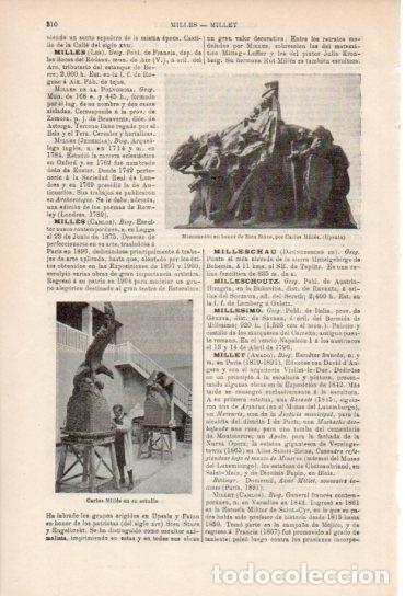 Otros art&iacute;culos de coleccionismo en papel: LAMINA ESPASA V54908: Monumento de Sten Sture por Carlos Milles - Varios