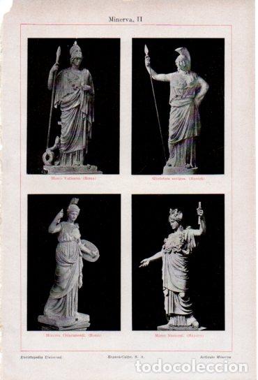 Collectionnisme Papier divers: LAMINA ESPASA V54937: Minerva - Varios