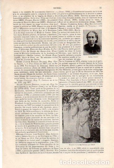 Sammelleidenschaft Andere Papierartikel: LAMINA ESPASA V54948: Luisa Michel por Dere - Varios