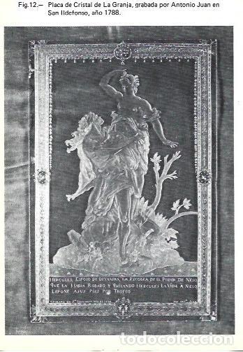 Otros art&iacute;culos de coleccionismo en papel: LAMINA 41178: Placa de cristal de La Granja, a&ntilde;o 1788 - VVAA