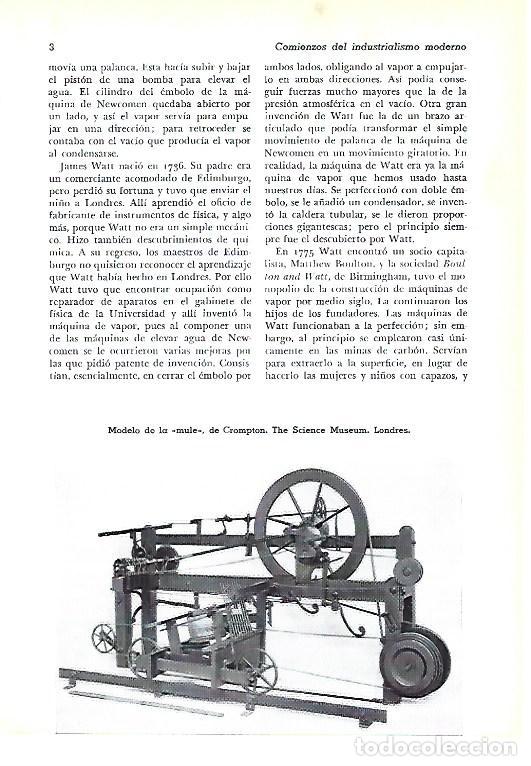 Otros art&iacute;culos de coleccionismo en papel: LAMINA 41201: Modelo de la mule de Crompton - Pijoan