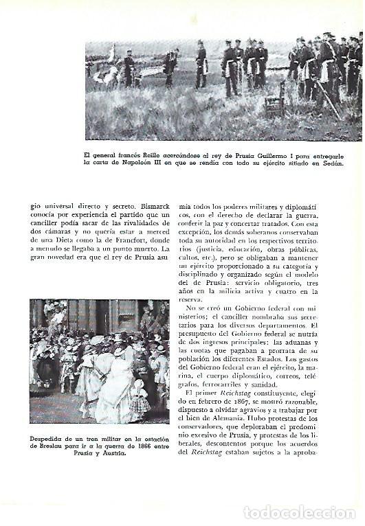 Otros art&iacute;culos de coleccionismo en papel: LAMINA 41228: El general Reille con el rey de Prusia y despedida de un tren militar en Breslau - Pij