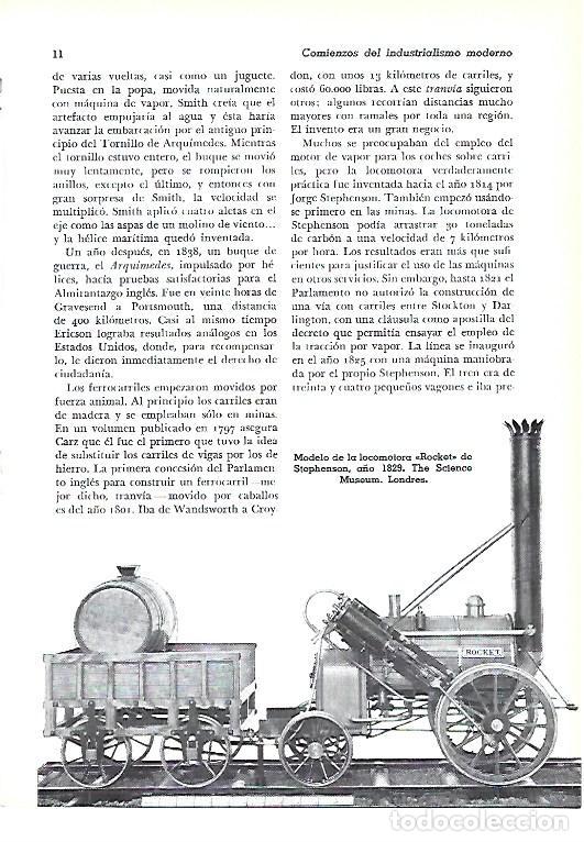 Otros art&iacute;culos de coleccionismo en papel: LAMINA 41205: Locomotora Rocket de Stephenson - Pijoan