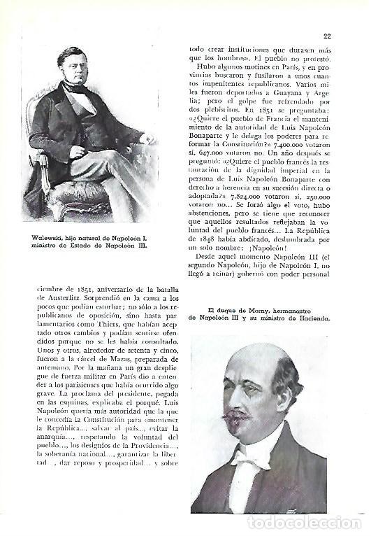 Otros art&iacute;culos de coleccionismo en papel: LAMINA 41210: Walewski y el Duque de Morny - Pijoan