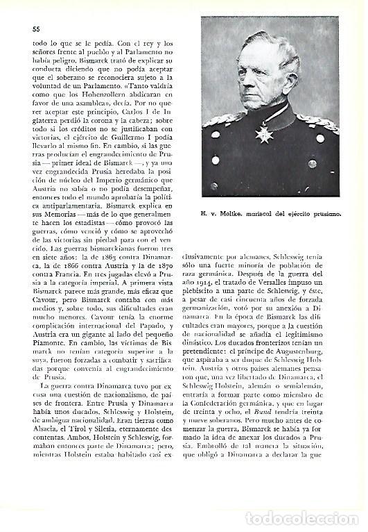 Otros art&iacute;culos de coleccionismo en papel: LAMINA 41226: H. v. Moltke, mariscal de Prusia - Pijoan