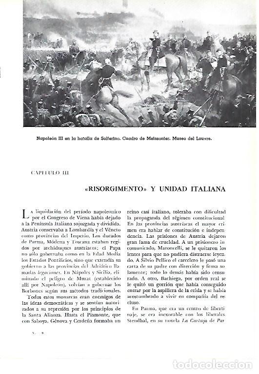 Otros art&iacute;culos de coleccionismo en papel: LAMINA 41215: Napoleon III en la batalla de Solferino - Pijoan