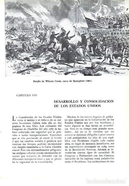 Otros art&iacute;culos de coleccionismo en papel: LAMINA 41258: Batalla de Wilsons Creek en 1881 - Pijoan