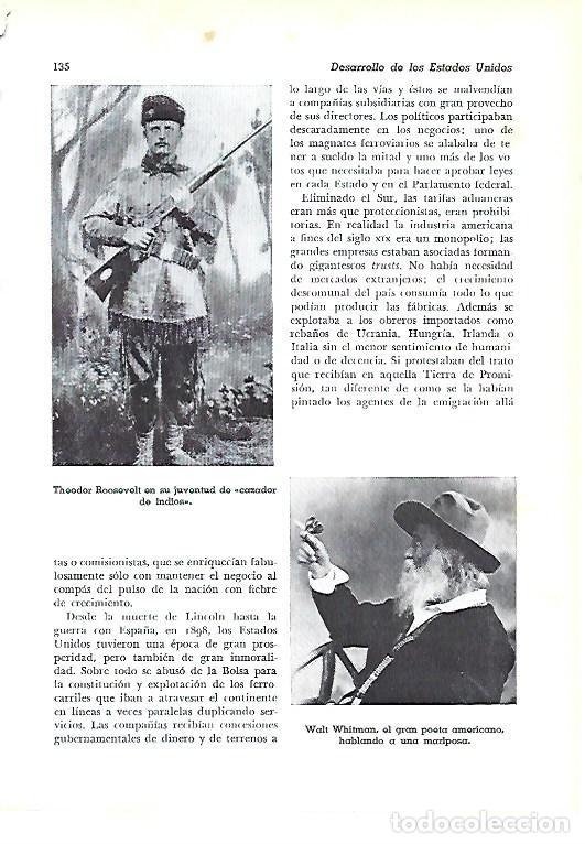 Paper Collecting Others: LAMINA 41266: Theodor Roosevelt y Walt Whitman - Pijoan
