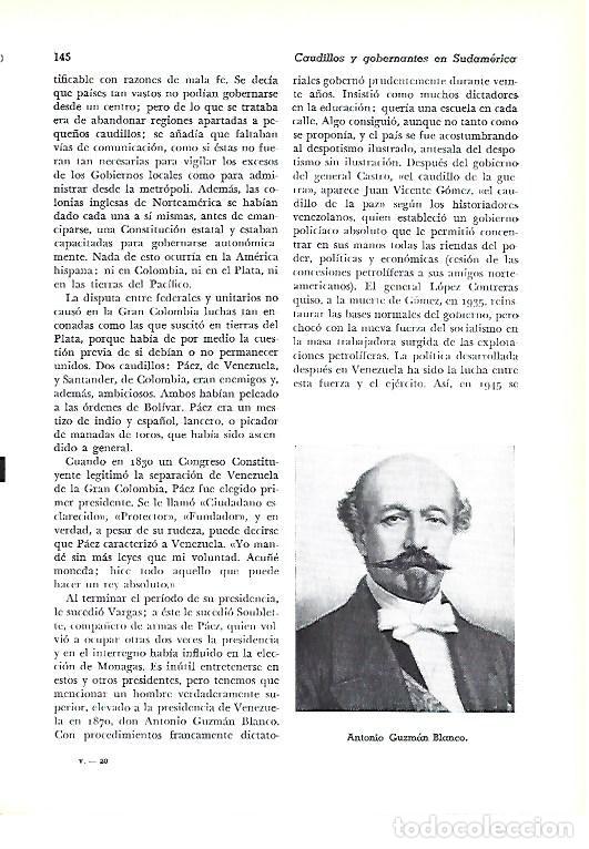 Paper Collecting Others: LAMINA 41271: Antonio Guzman Blanco - Pijoan