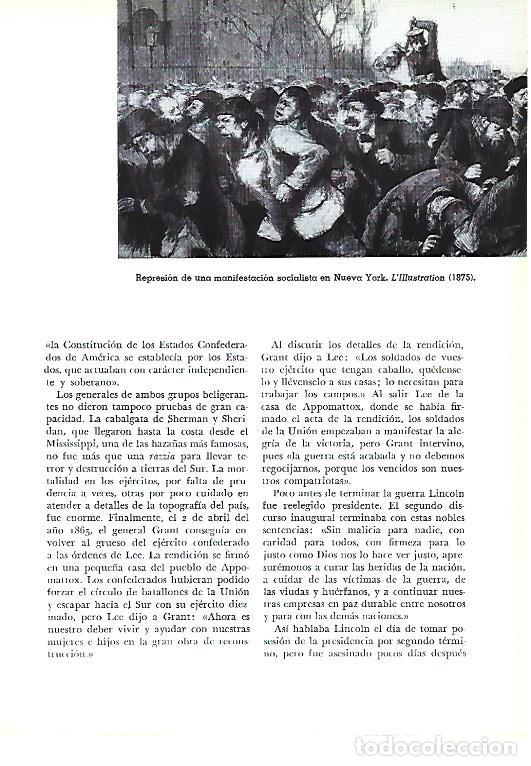 Otros art&iacute;culos de coleccionismo en papel: LAMINA 41265: Represion de una manifestacion socialista en Nueva York. 1875 - Pijoan
