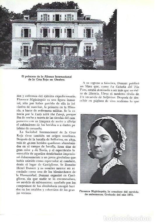 Otros art&iacute;culos de coleccionismo en papel: LAMINA 41313: El Palacete de la alianza Internacional de la Cruz Roja y Florence Nightingale - Pijoa