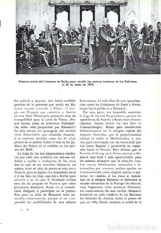 Otros art&iacute;culos de coleccionismo en papel: LAMINA 41318: Primera sesion del Congreso de Berlin en 1878 - Pijoan