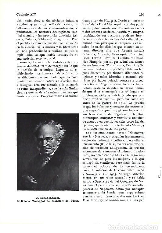 Otros art&iacute;culos de coleccionismo en papel: LAMINA 41306: A. Schopenhauer - Pijoan