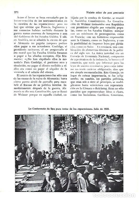 Otros art&iacute;culos de coleccionismo en papel: LAMINA 41333: Conferencia de Spa en 1920 - Pijoan