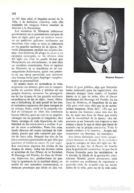 Otros art&iacute;culos de coleccionismo en papel: LAMINA 41310: Richard Strauss - Pijoan