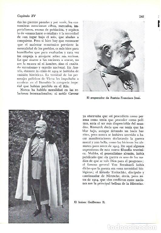 Outros artigos de papel: LAMINA 41321: El kaiser Guillermo II y el emperdor Francisco Jose de Austria - Pijoan
