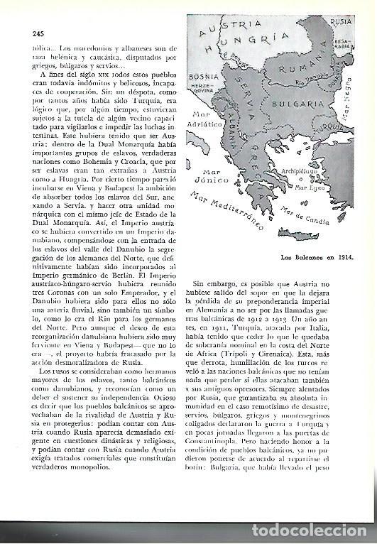 Outros artigos de papel: LAMINA 41320: Mapa de los Balcanes en 1914 - Pijoan