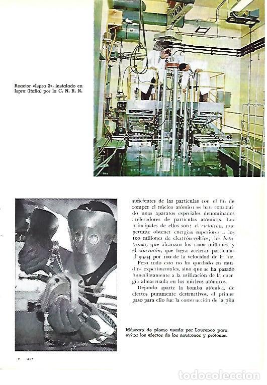 Outros artigos de papel: LAMINA 41353: Reactor Ispra 2 y mascara de plomo - Pijoan