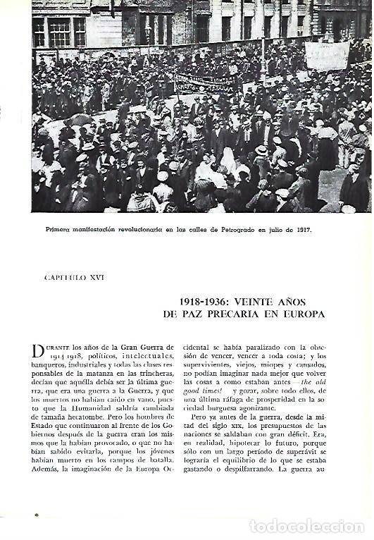 Outros artigos de papel: LAMINA 41331: Manifestacion en Petrogrado en 1917 - Pijoan