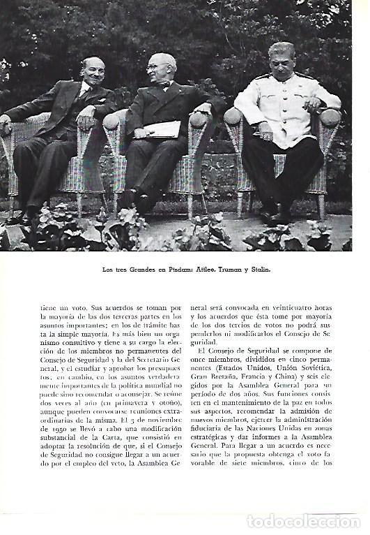 Outros artigos de papel: LAMINA 41363: Attlee, Truman y Stalin - Pijoan