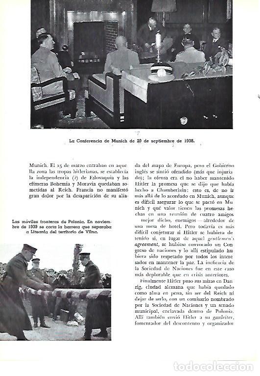 Outros artigos de papel: LAMINA 41341: Conferencia de Munich de 1938 y frontera de Polonia - Pijoan