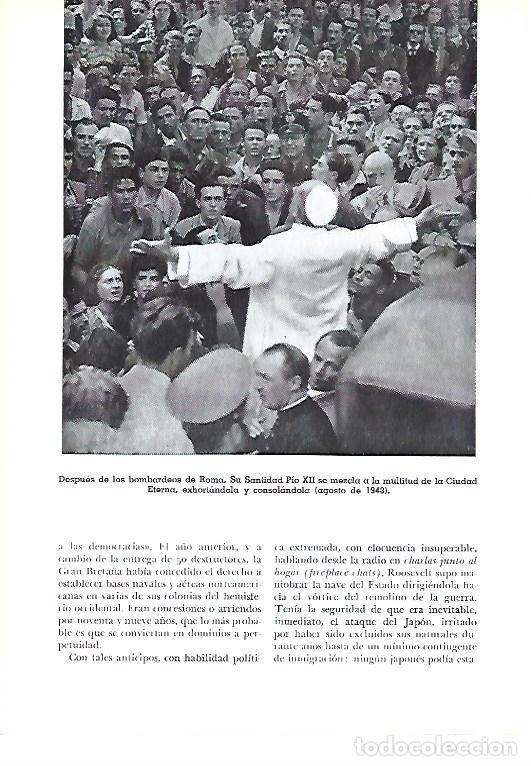 Outros artigos de papel: LAMINA 41346: Pio XII en Roma en 1943 - Pijoan